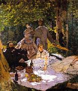Claude Monet Le dejeuner sur lherbe oil painting reproduction